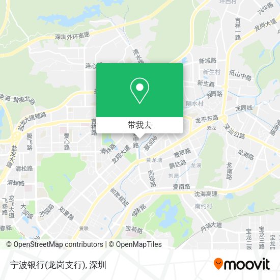 宁波银行(龙岗支行)地图
