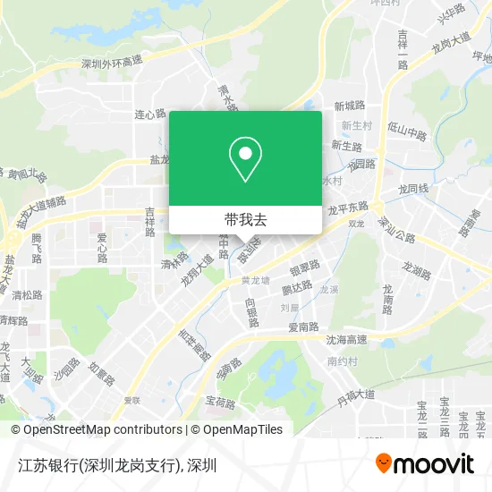 江苏银行(深圳龙岗支行)地图
