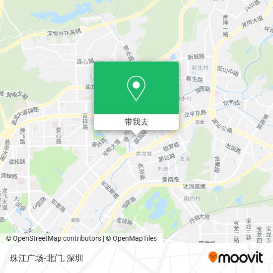 珠江广场-北门地图