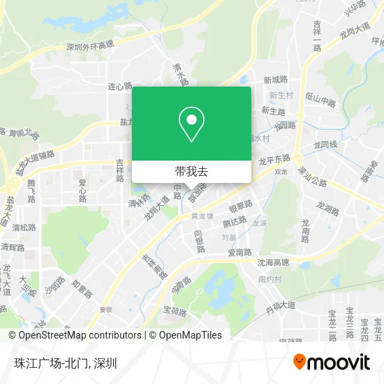 珠江广场-北门地图