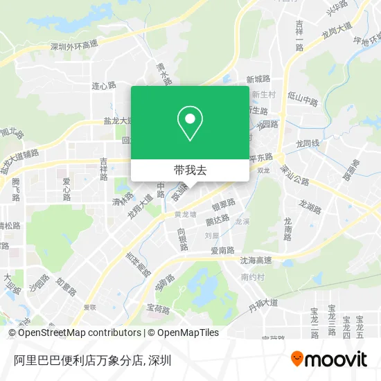 阿里巴巴便利店万象分店地图