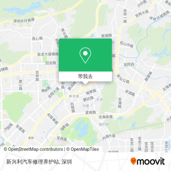 新兴利汽车修理养护站地图