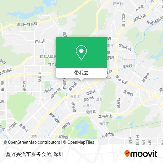 鑫万兴汽车服务会所地图