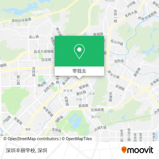 深圳丰丽学校地图
