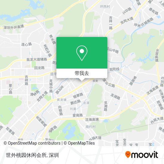 世外桃园休闲会所地图