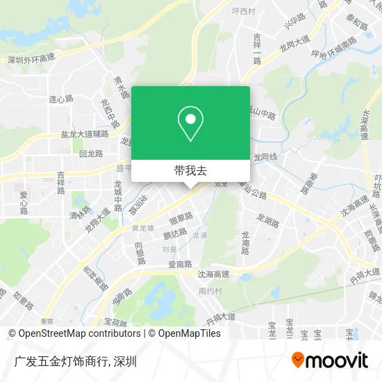 广发五金灯饰商行地图