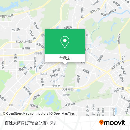 百姓大药房(罗瑞合分店)地图