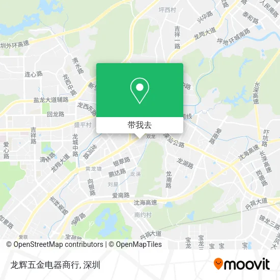 龙辉五金电器商行地图