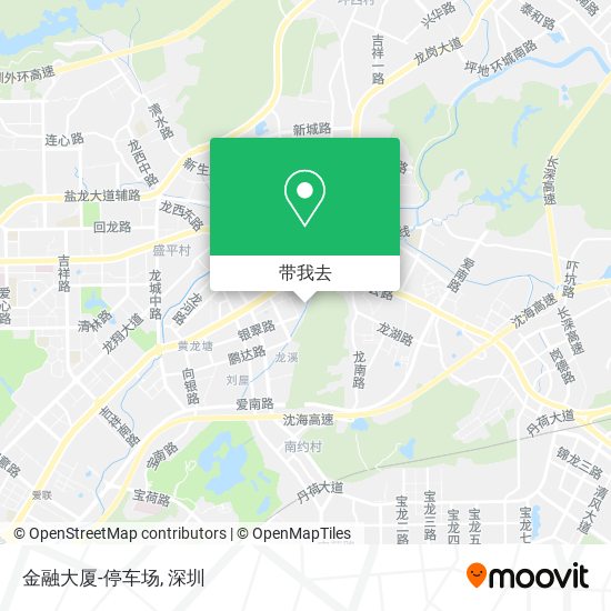 金融大厦-停车场地图