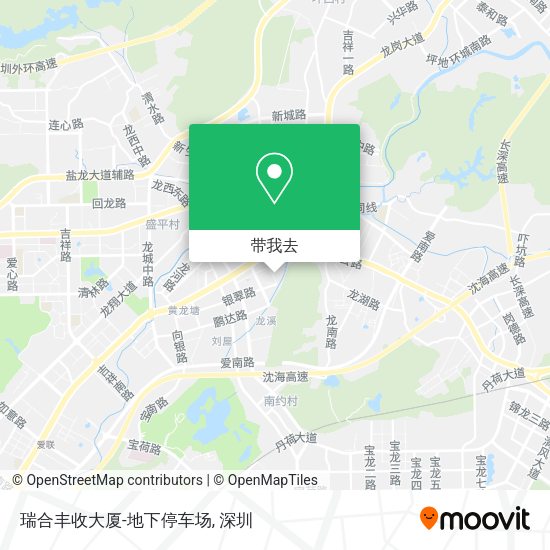 瑞合丰收大厦-地下停车场地图