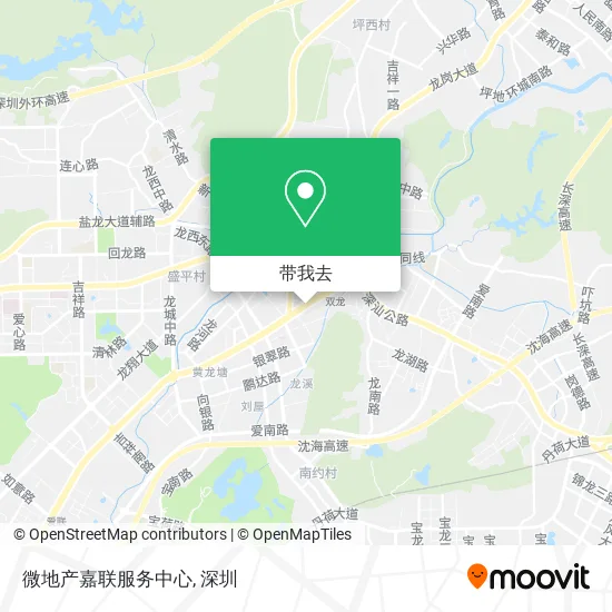 微地产嘉联服务中心地图
