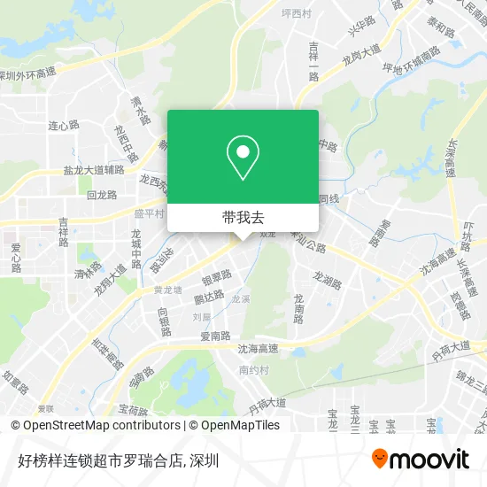 好榜样连锁超市罗瑞合店地图