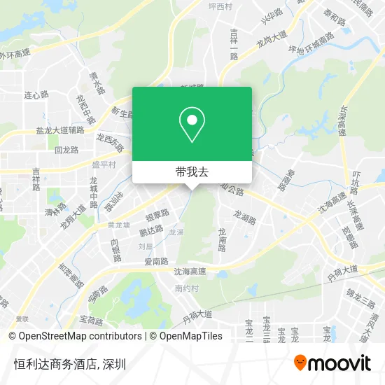 恒利达商务酒店地图