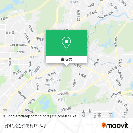好邻居连锁便利店地图