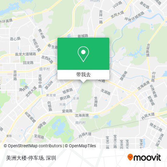 美洲大楼-停车场地图