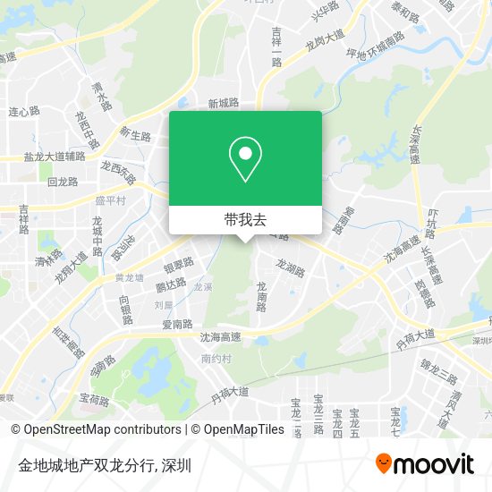 金地城地产双龙分行地图