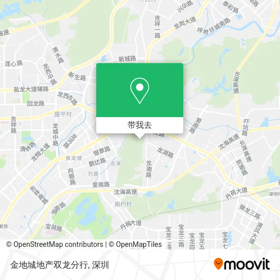金地城地产双龙分行地图