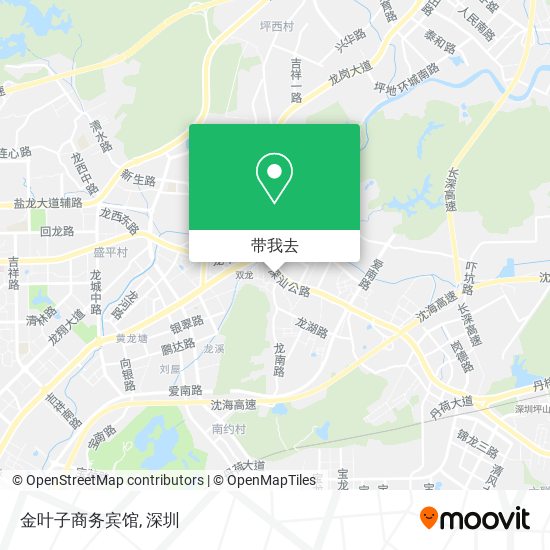 金叶子商务宾馆地图