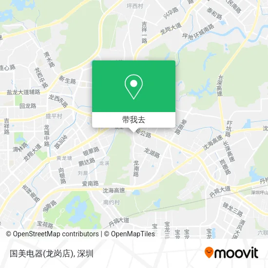 国美电器(龙岗店)地图