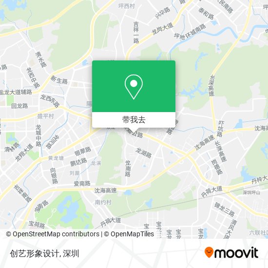 创艺形象设计地图