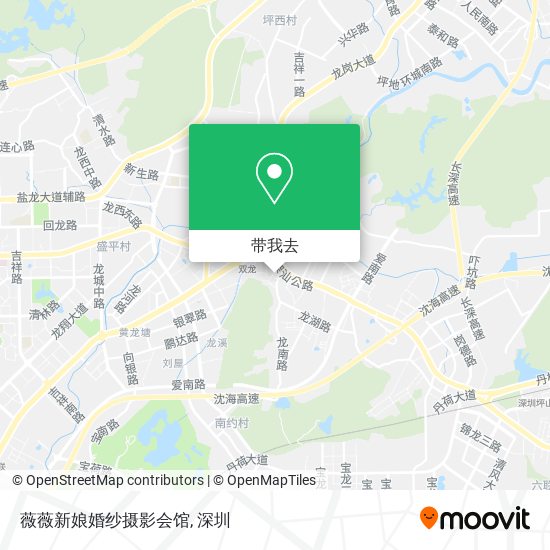 薇薇新娘婚纱摄影会馆地图