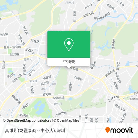真维斯(龙盈泰商业中心店)地图