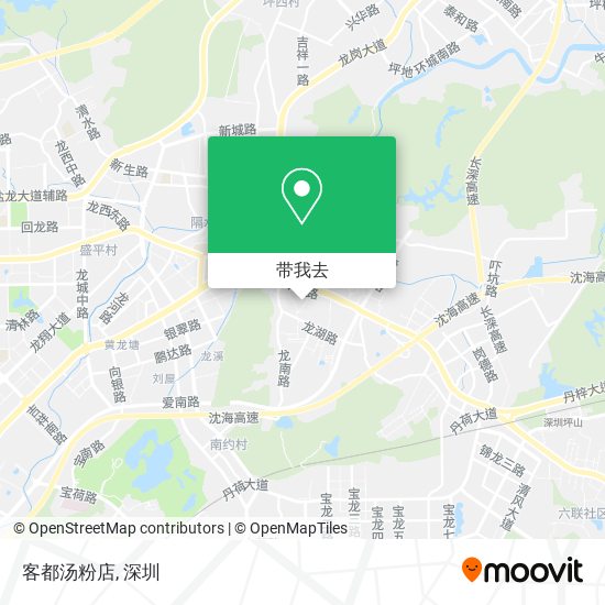 客都汤粉店地图