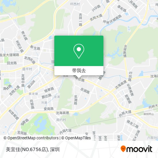 美宜佳(NO.6756店)地图