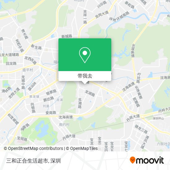 三和正合生活超市地图