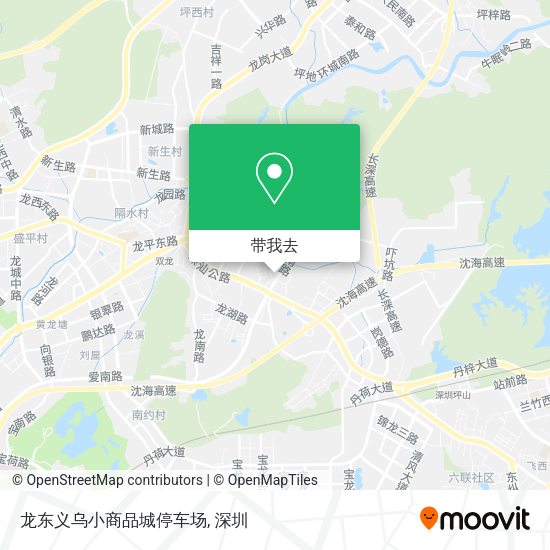 龙东义乌小商品城停车场地图