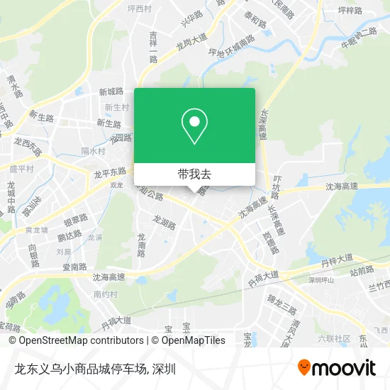 龙东义乌小商品城停车场地图