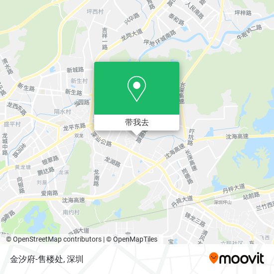 金汐府-售楼处地图