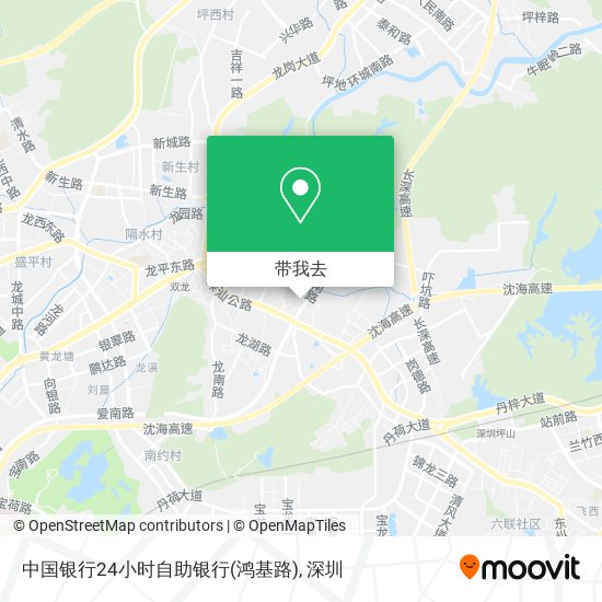 中国银行24小时自助银行(鸿基路)地图