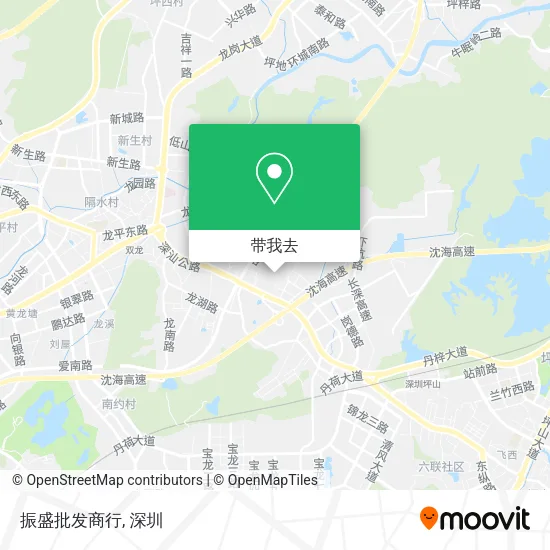 振盛批发商行地图