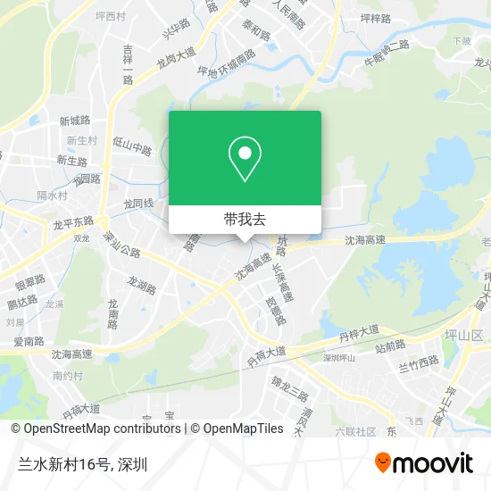 兰水新村16号地图