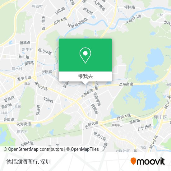 德福烟酒商行地图