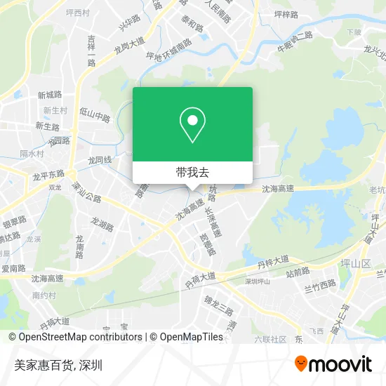 美家惠百货地图