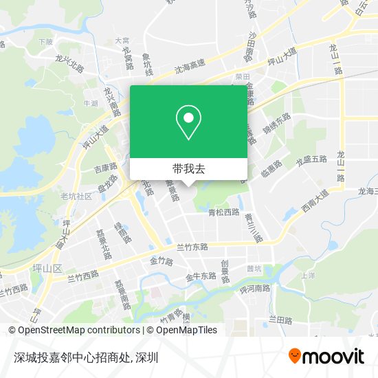 深城投嘉邻中心招商处地图