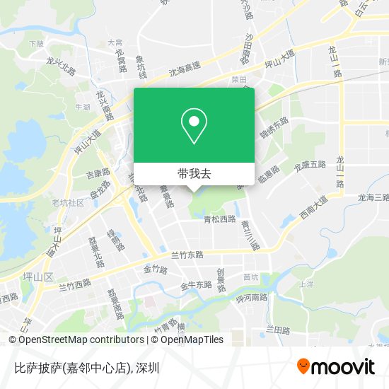 比萨披萨(嘉邻中心店)地图