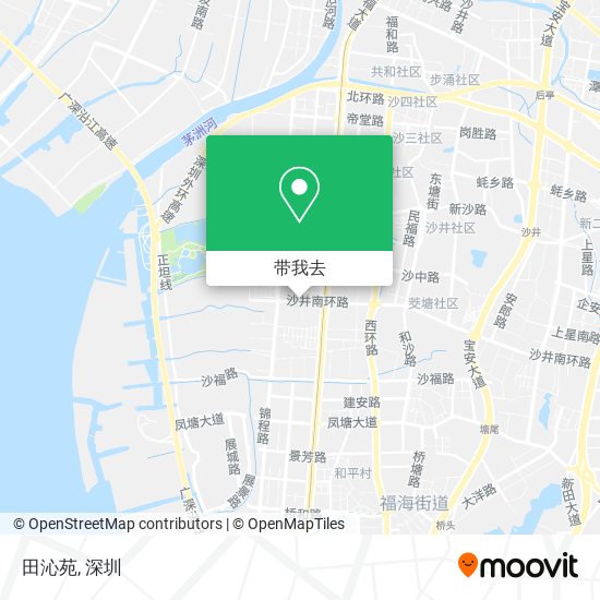 田沁苑地图