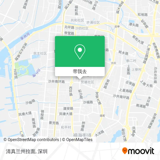 清真兰州拉面地图