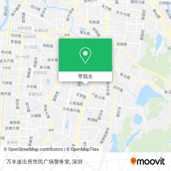 万丰派出所市民广场警务室地图