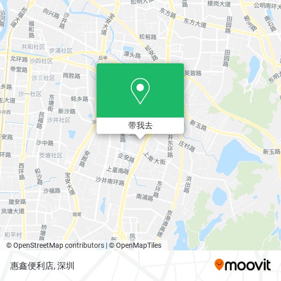 惠鑫便利店地图