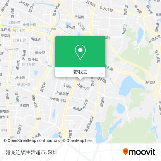 港龙连锁生活超市地图
