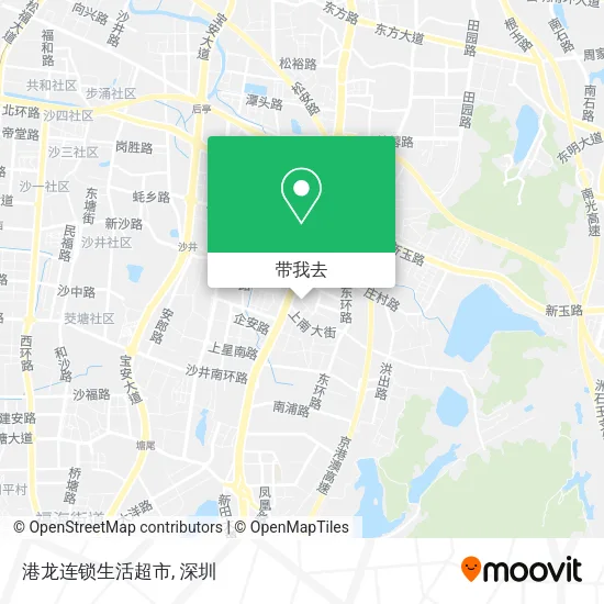 港龙连锁生活超市地图