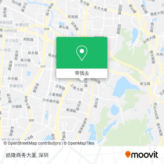 皓隆商务大厦地图