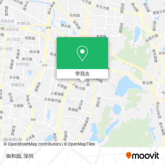 御和园地图