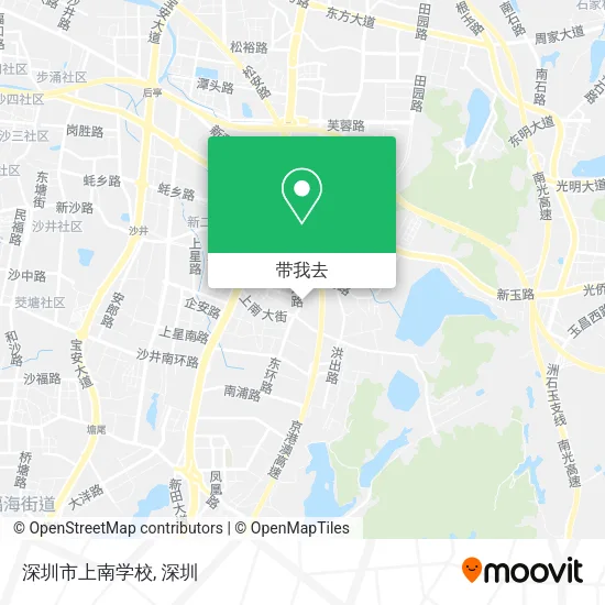 深圳市上南学校地图