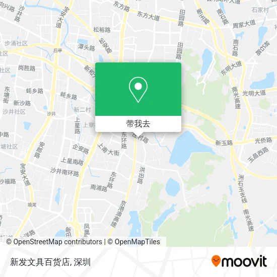 新发文具百货店地图