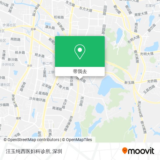 汪玉纯西医妇科诊所地图